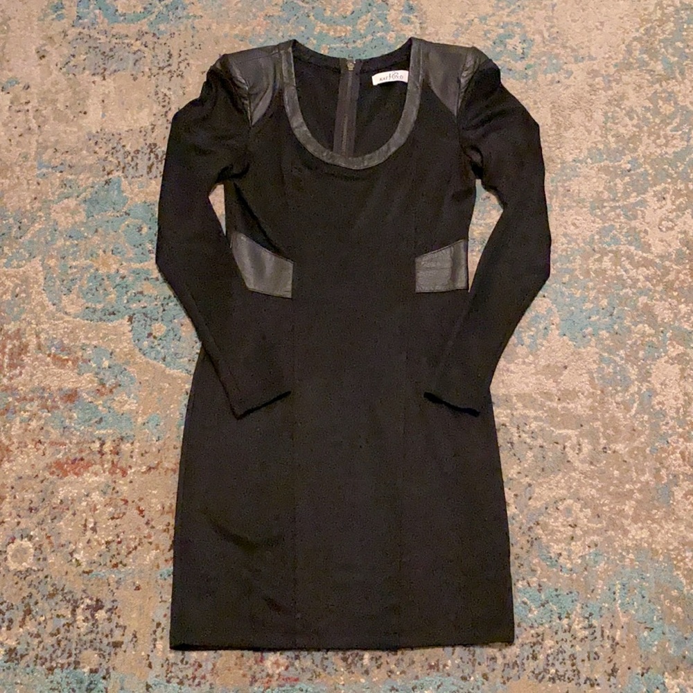 Kat Von D Black Long Sleeve Bodycon Dress